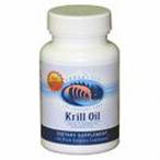 bottle of krill oil capsules
