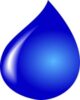 Clipart blue water droplet