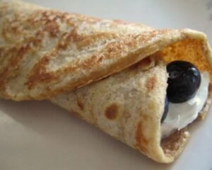 “O3 Fix” Recipe:  Flax’ ‘n’ Fruit Crepe